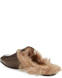 Gucci Princetown Genuine Shearling Loafer Mule