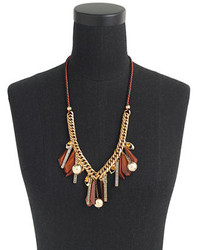 J.Crew Falling Leaves Necklace
