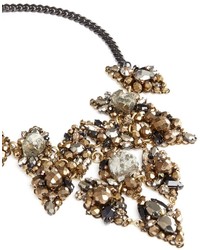 Nobrand Golden Rule Mineral Rock Crystal Necklace
