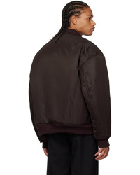 Y/Project Purple Pinched Bomber Jacket