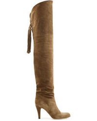 Chloé Suede Over The Knee Boots
