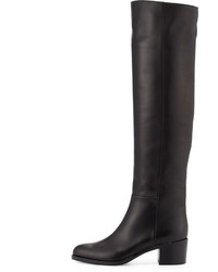 Gianvito Rossi Vip Leather Over The Knee Boot