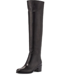 Gianvito Rossi Vip Leather Over The Knee Boot