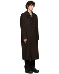 Jil Sander Brown Tailored Coat