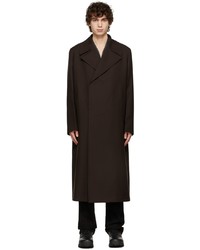 Jil Sander Brown Tailored Coat