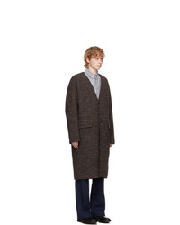 Kenzo Brown Wool Coat