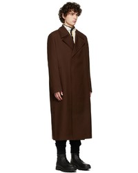 Jil Sander Burgundy Tailored Coat