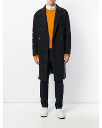 Etro Double Breasted Mohair Coat