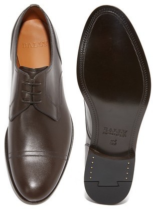 Bally brustel clearance leather derby shoes