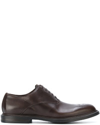Dolce & Gabbana Punch Hole Detail Oxford Shoes