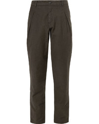 Isabel Benenato Tapered Cotton Twill Trousers