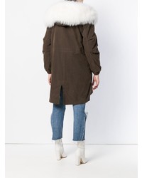 Forte Dei Marmi Couture Fur Hood Parka Coat