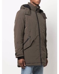Calvin Klein Jeans Hooded Logo Patch Padded Jacket
