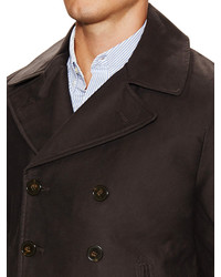 French Connection Twill Double Breasted Peacoat