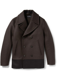 Gucci Panelled Quilted Wool Peacoat