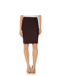 The Limited Collection Angled Inset Pencil Skirt Brown 10