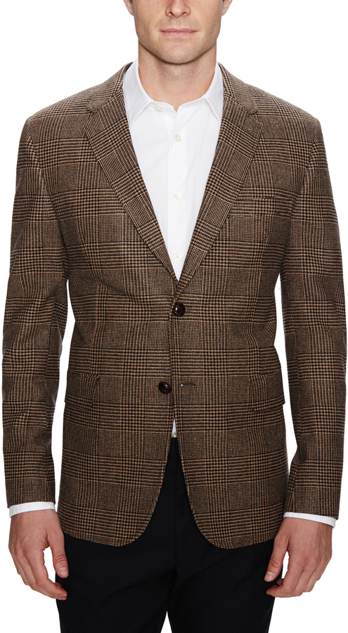 Wool Windowpane Tweed Slim Fit Sportcoat, $1,745 | Gilt | Lookastic