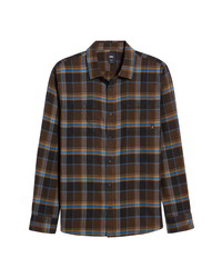 Vans Banfield Iii Plaid Flannel Button Up Shirt