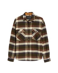 Scotch & Soda Brushed Flannel Snap Up Shirt