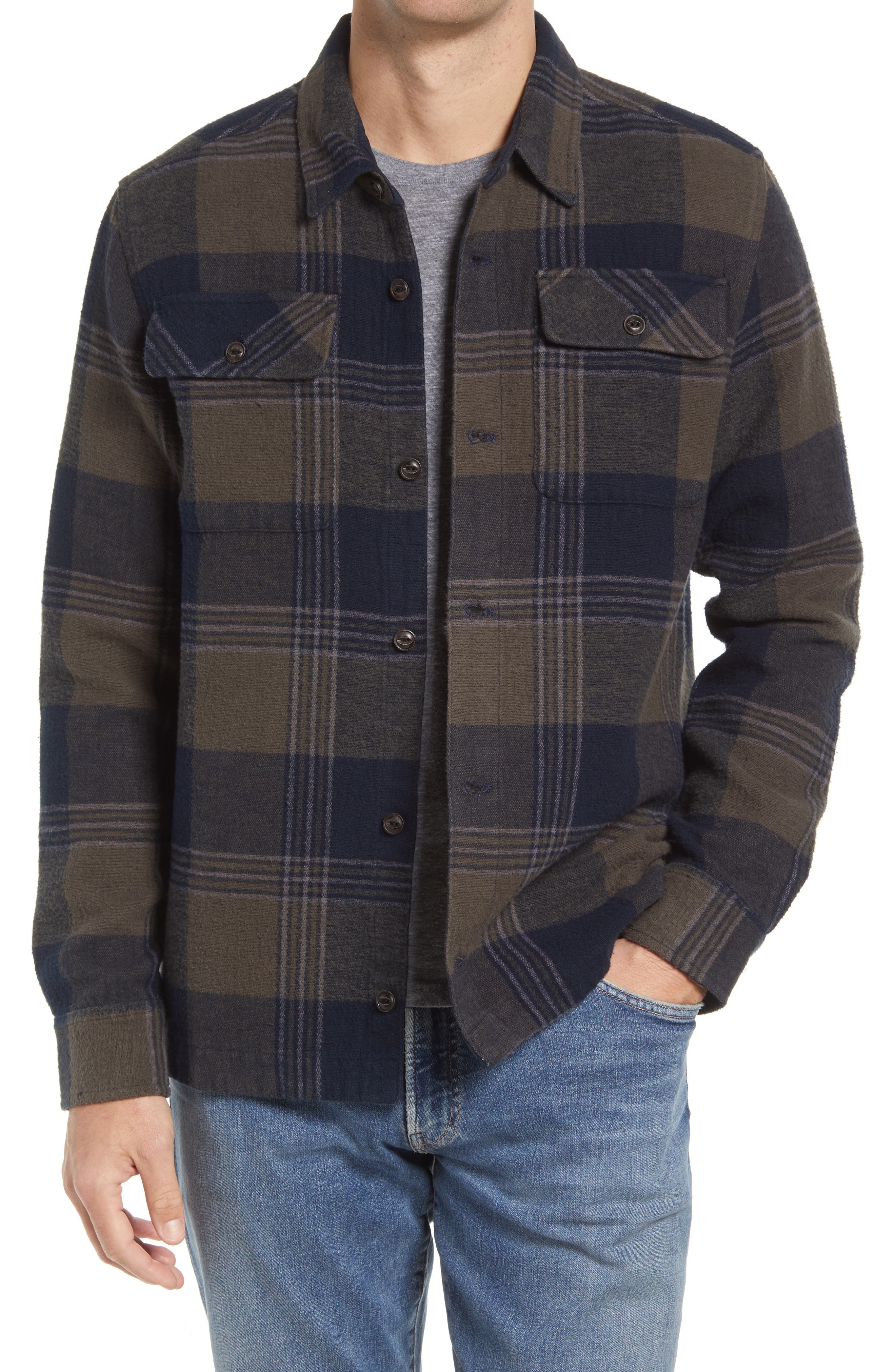 tentree Retro Plaid Heavy Weight Flannel Jacket, $118 | Nordstrom ...