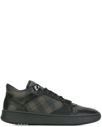 Burberry Plaid Low Top Sneakers