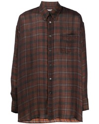 Our Legacy Borrowed Check Wool Shirt
