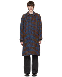 Andersson Bell Blue Brown Check Coat