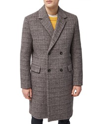 French Connection Double Breasted Heritage Wool Blend Coat