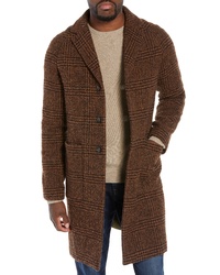Todd Snyder Glen Plaid Boucle Topcoat