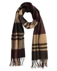 Andrew Stewart Plaid Cashmere Scarf In 010chr At Nordstrom