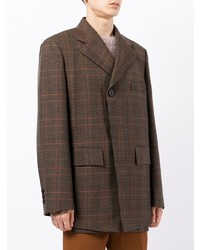 Wooyoungmi Single Breasted Checked Blazer