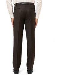 Brooks Brothers Fitzgerald Fit Plain Front Plaid Trousers
