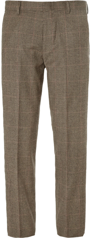 Glen plaid WR.UP® shaping trousers | Freddy Official Store