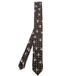 Dolce & Gabbana Skull Cross Bone Print Tie