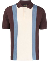 Beams Plus Colour Block Knitted Polo Shirt