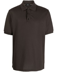 Brioni Plain Cotton Polo Shirt