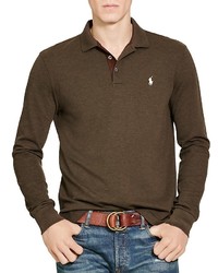 Polo Ralph Lauren Stretch Mesh Long Sleeves Classic Fit Polo Shirt