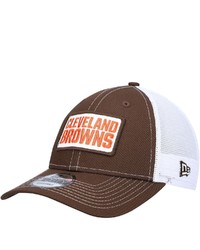 New Era Brown Cleveland Browns 9forty Trucker Snapback Hat At Nordstrom