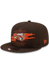 New Era Brown Cleveland Browns Logo Tear 9fifty Snapback Hat At Nordstrom