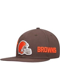 PRO STANDARD Brownpink Cleveland Browns Stars Snapback Hat