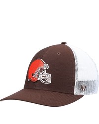 '47 Brownwhite Cleveland Browns Trucker Snapback Hat At Nordstrom