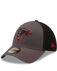 New Era Graphiteblack Atlanta Falcons Neo Mesh 39thirty Flex Hat