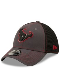 New Era Graphiteblack Houston Texans Neo Mesh 39thirty Flex Hat