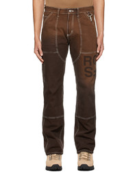 Reese Cooper®  Brown Rcfs Double Knee Work Trousers
