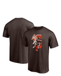 FANATICS Branded Baker Mayfield Brown Cleveland Browns Powerhouse Player Graphic T Shirt