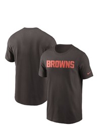 Nike Brown Cleveland Browns Team Wordmark T Shirt At Nordstrom