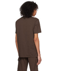 C.P. Company Brown Printed T Shirt