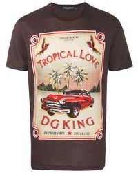 Dolce & Gabbana Tropical Love Short Sleeved T Shirt