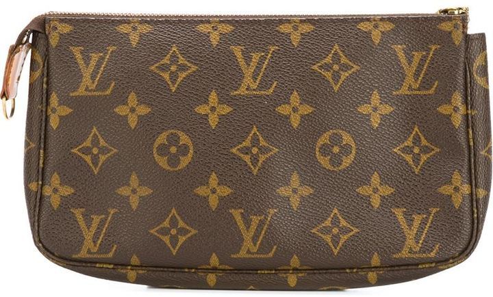 Louis Vuitton Clutch bags Dark brown Patent leather ref.62985