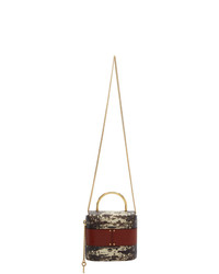 Chloé Brown Small Aby Lock Chain Bag